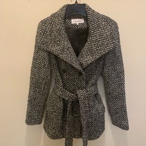 Calvin Klein Wool Dress Coat